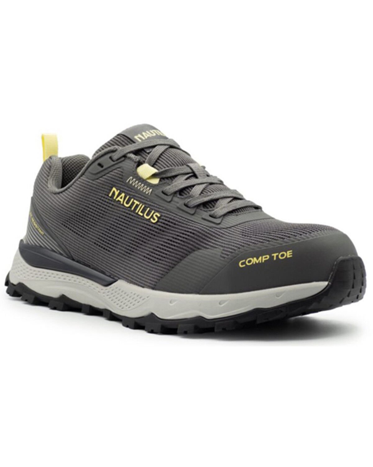 Image #1 - New Balance Women's Nautilus Trillium Work Shoes - Steel Toe, Grey, hi-res