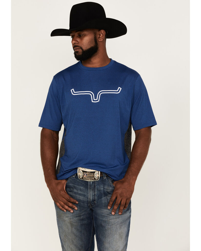 Kimes Ranch Men's Phase 2 Tech Logo Graphic T-Shirt , Navy, hi-res
