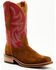 Image #1 - RANK 45® Men's Archer Roughout Western Boots - Square Toe, Red, hi-res