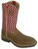 Image #1 - Twisted X Men's Lite Pull On Work Boots - Steel Toe, Distressed, hi-res
