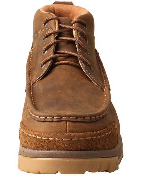 Image #5 - Twisted X Men's CellStretch Work Boots - Composite Toe, Distressed Brown, hi-res