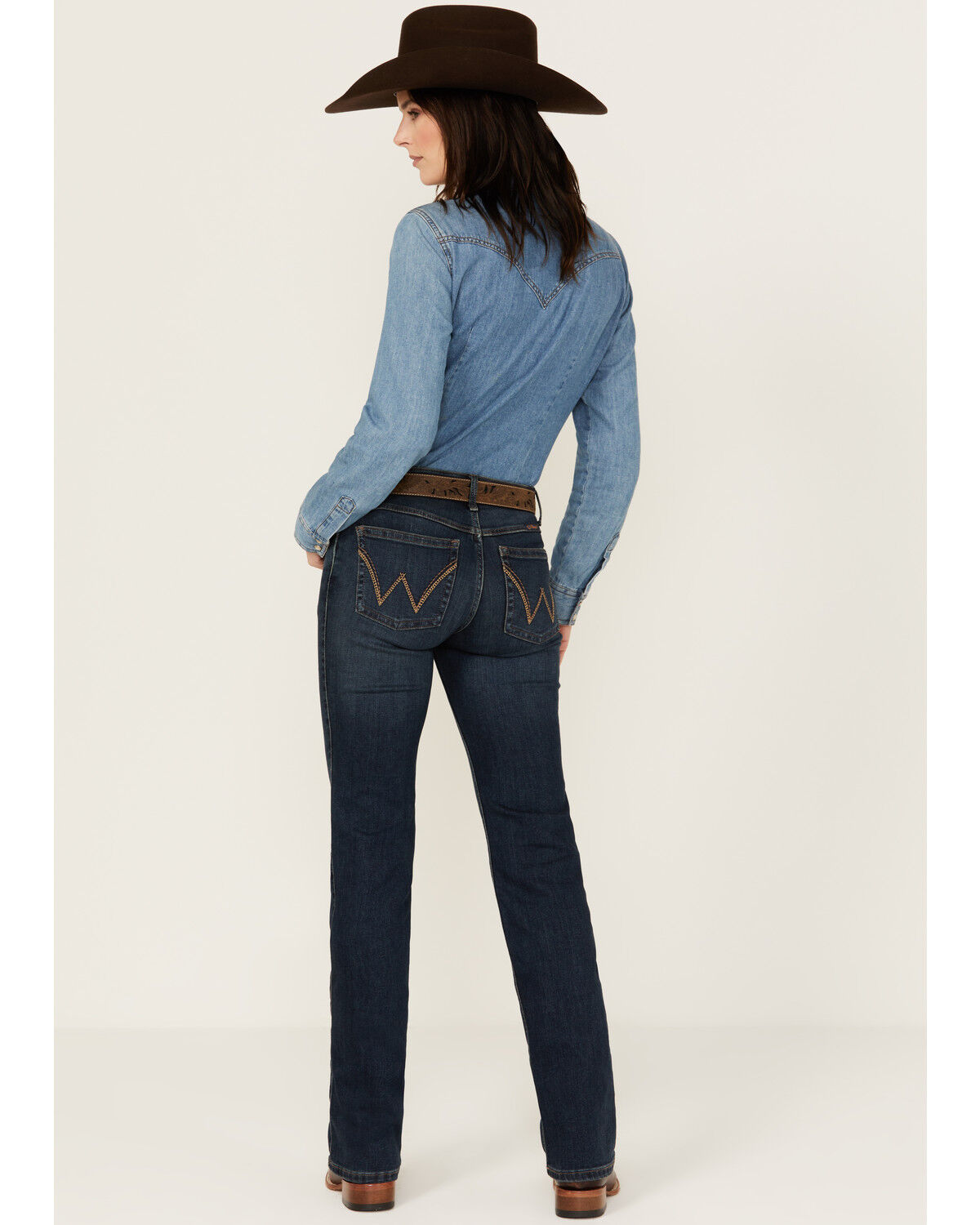 Image #3 - Wrangler Women's Q-Baby Medium Wash Mid Rise Ultimate Riding Bootcut Jeans, Medium Wash, hi-res