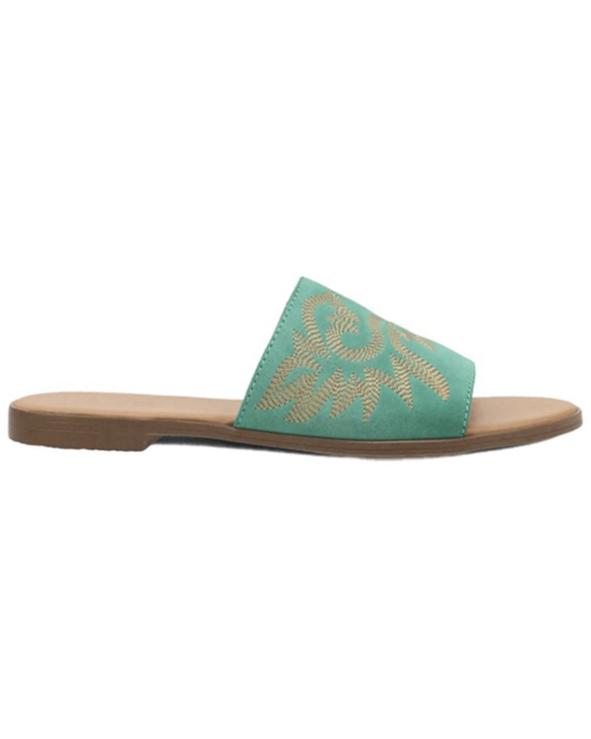 Image #2 - Dingo Women's Lasso Sandals, Green, hi-res