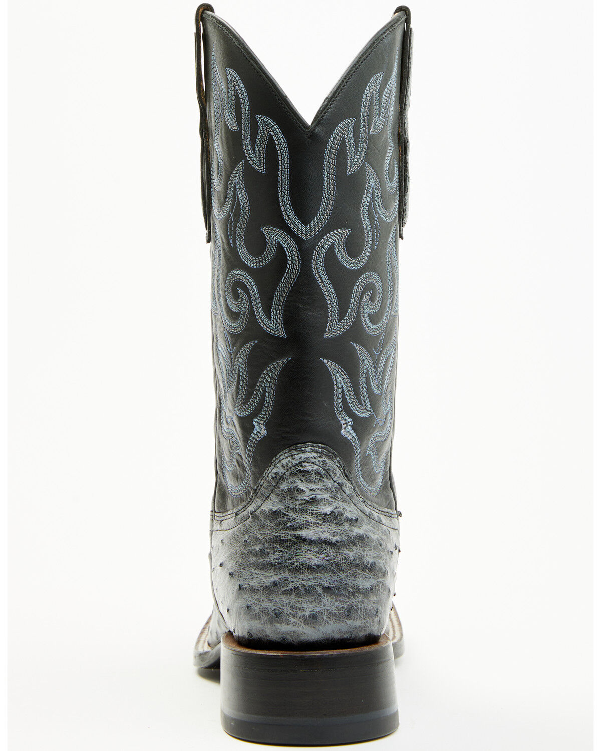 Image #5 - Cody James Men's Exotic Full Quill Ostrich Western Boots - Broad Square Toe, Grey, hi-res