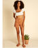 Billabong x Wrangler Women's High Rise According To Corduroy Shorts, Cognac, hi-res