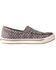 Image #2 - Hooey by Twisted X Men's Southwestern Print Slip-On Lopers, Black/white, hi-res