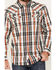 Image #3 - Moonshine Spirit Men's Fightin Plaid Print Long Sleeve Snap Western Shirt, Blue, hi-res