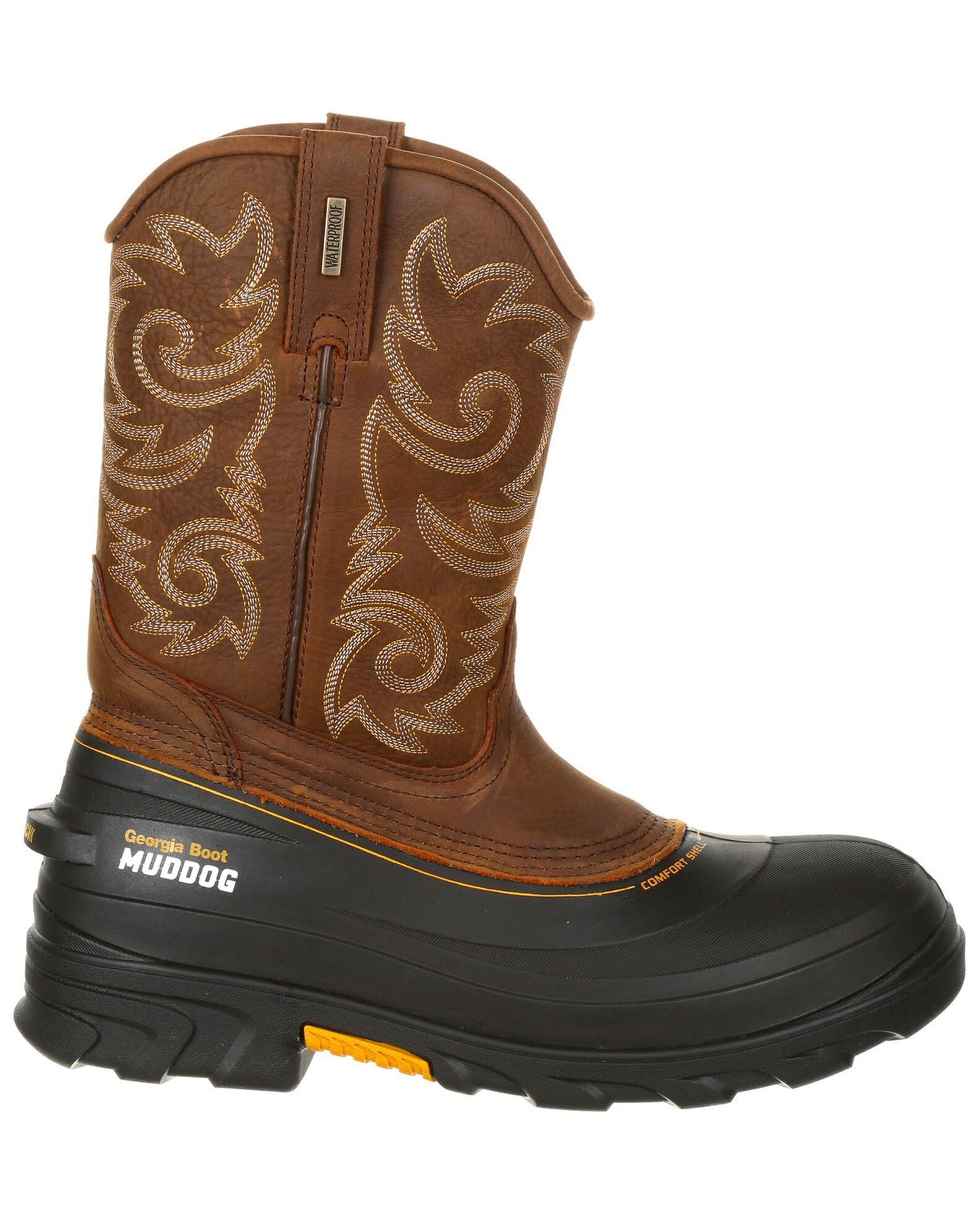 Georgia Boot Men s Muddog Waterproof Western Work Boots Round Toe Sheplers