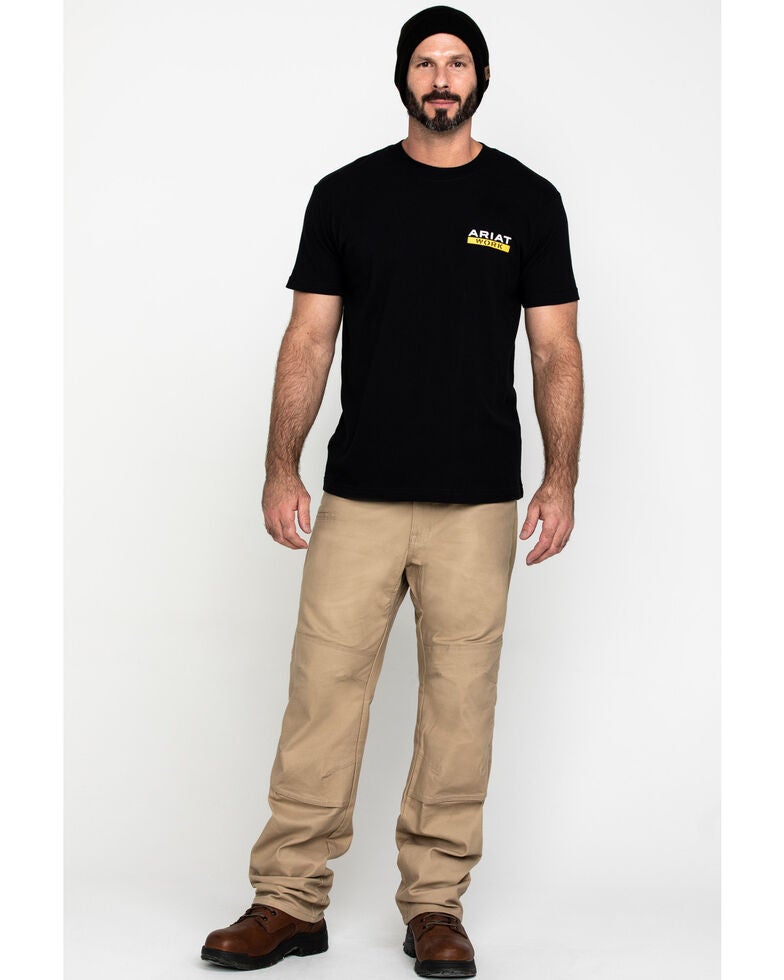 Ariat Men's Black Rebar Cotton Strong Roughneck Graphic ...