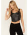 Idyllwind Women's Jasper Leather Bustier, Black, hi-res