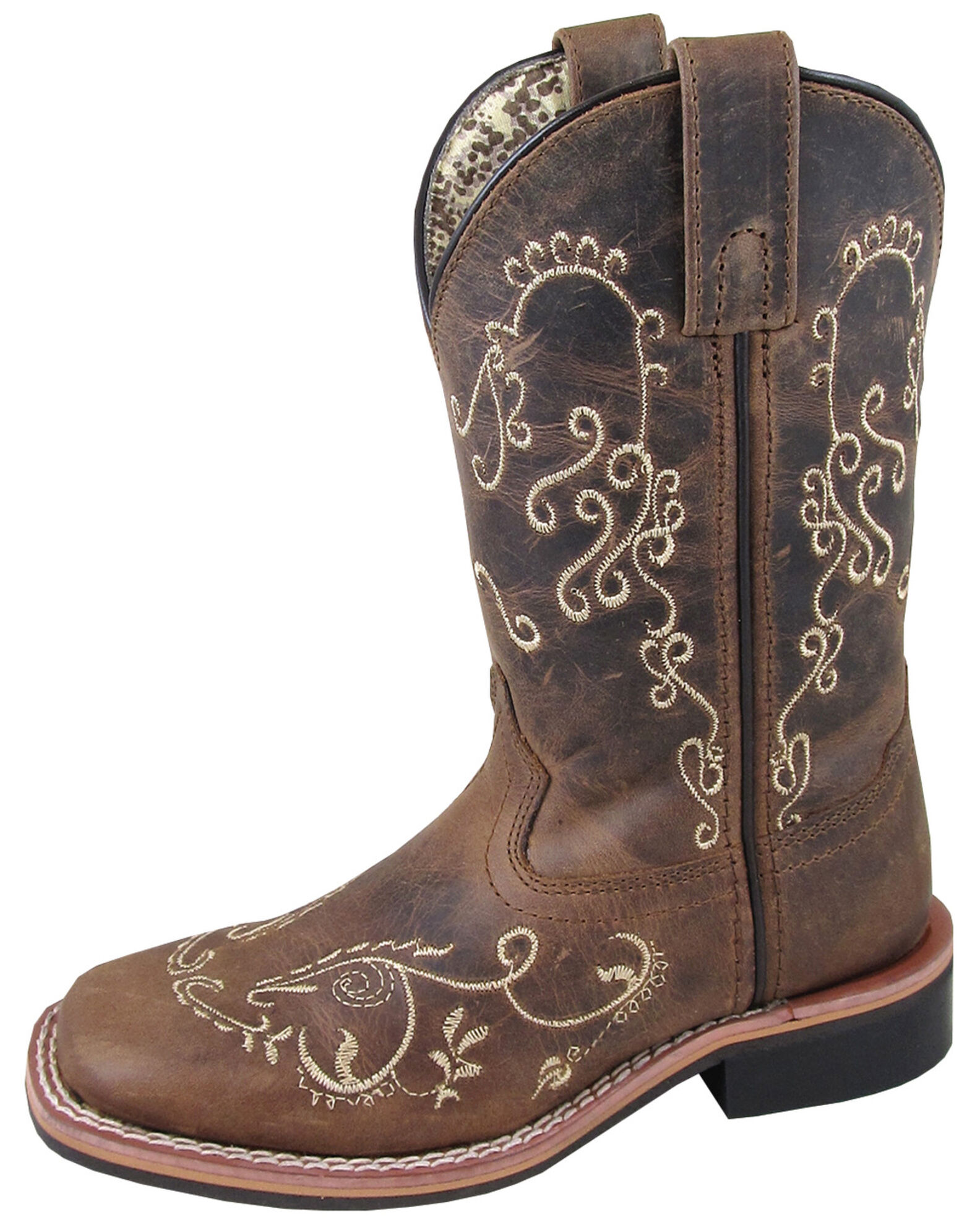 Smoky Mountain Little Girls Marilyn Western Boots Broad Square Toe Sheplers