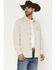 Image #1 - Sendero Provisions Men's Wyatt Stripe Print Long Sleeve Snap Western Shirt, Grey, hi-res