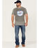 Flag & Anthem Men's Great Outdoors Graphic T-Shirt , Heather Grey, hi-res