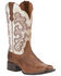 Image #2 - Ariat Women's Quickdraw Western Boots - Square Toe, Brown, hi-res