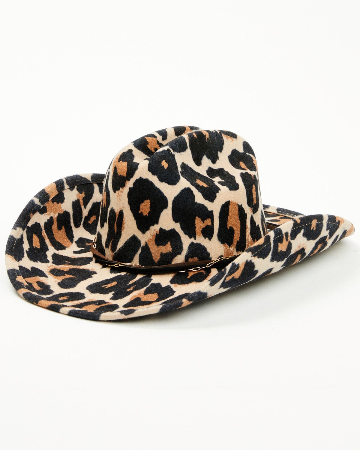 Shyanne Women's Leopard Print Cowboy Hat, Leopard, hi-res