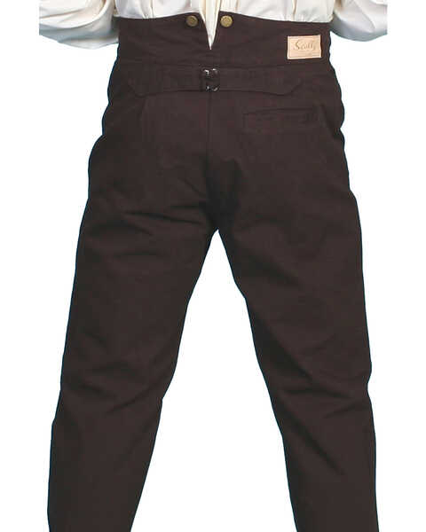 Image #1 - Rangewear by Scully Men's Canvas Pants, Walnut, hi-res