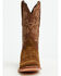 Image #4 - Tanner Mark Men's Ruff Out Suede Western Boots - Broad Square Toe, Brown, hi-res