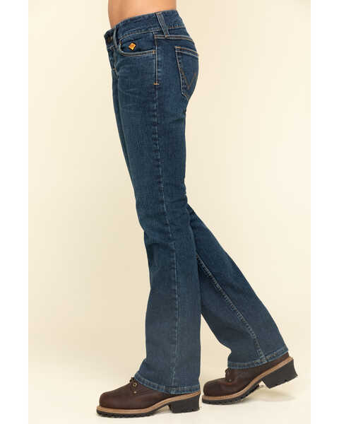 Image #3 - Wrangler Women's Dark Mae FR Jeans , Indigo, hi-res
