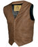 STS Ranchwear Men's Antique Leather Chisum Vest , Brown, hi-res