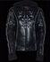Image #4 - Milwaukee Leather Women's 3/4 Leather Jacket With Reflective Tribal Detail - 5X, , hi-res
