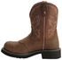Justin Gypsy Women's Wanette 8" EH Work Boots - Steel Toe, Aged Bark, hi-res