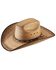 Image #1 - Jason Aldean Amarillo Sky Palm Leaf Cowboy Hat , Natural, hi-res