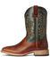 Ariat Men's Ryden Ultra Western Performance Boots - Broad Square Toe , Brown, hi-res