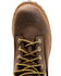 Image #6 - Hawx Men's 8" Waterproof Logger Boots - Steel Toe, Dark Brown, hi-res