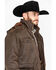 Image #3 - Outback Trading Co. Men's Langston 2-Way Fleece Jacket , Brown, hi-res