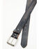 Image #2 - Brothers and Sons Men's Tooled Flying Eagle Belt, Black, hi-res
