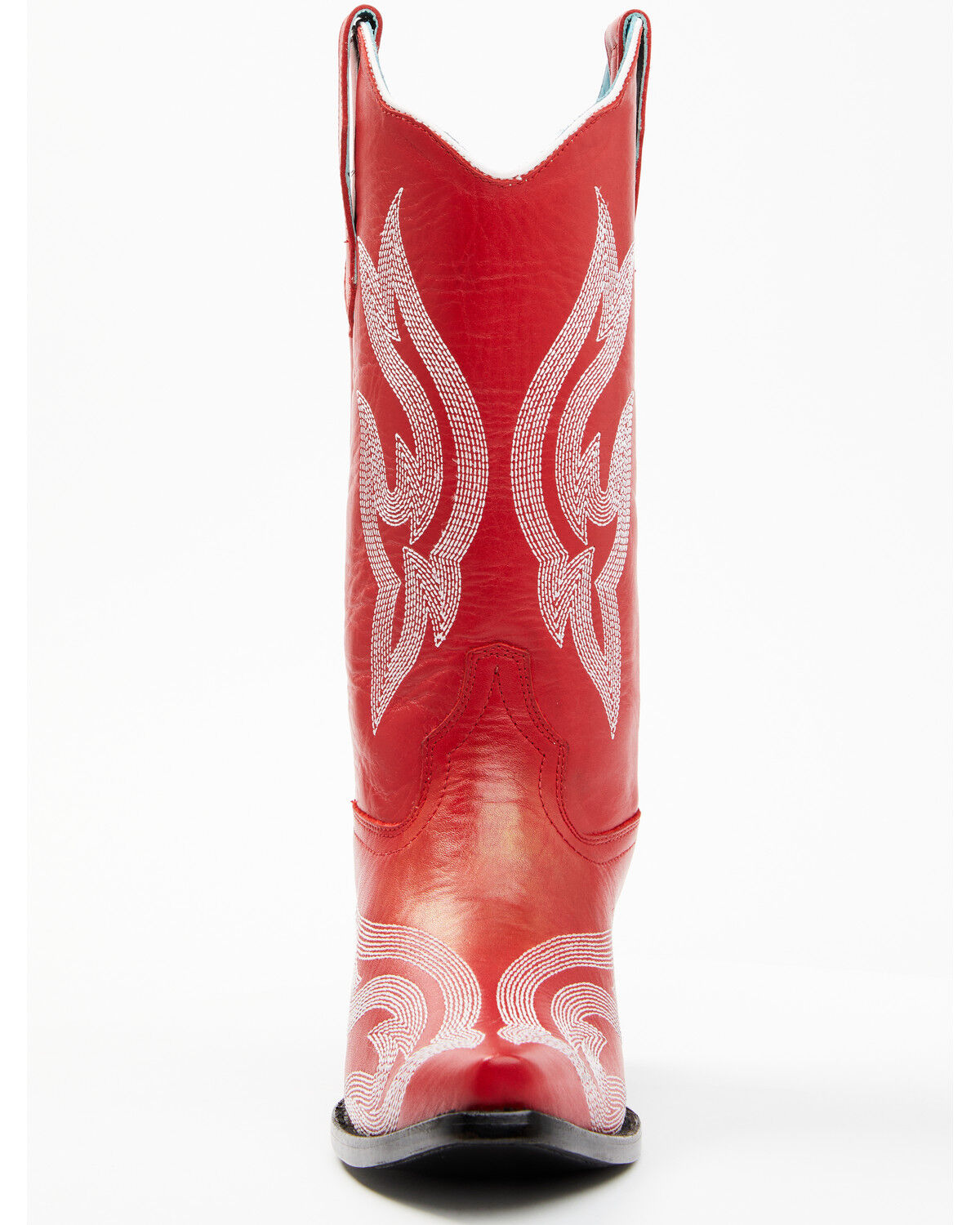 Image #4 - Planet Cowboy Women's Candy Cane Western Boots - Snip Toe, Red, hi-res