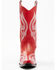 Image #4 - Planet Cowboy Women's Candy Cane Western Boots - Snip Toe, Red, hi-res