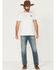 Image #1 - Moonshine Spirit Men's Decker Slim Straight Rigid Denim Jeans, Medium Wash, hi-res