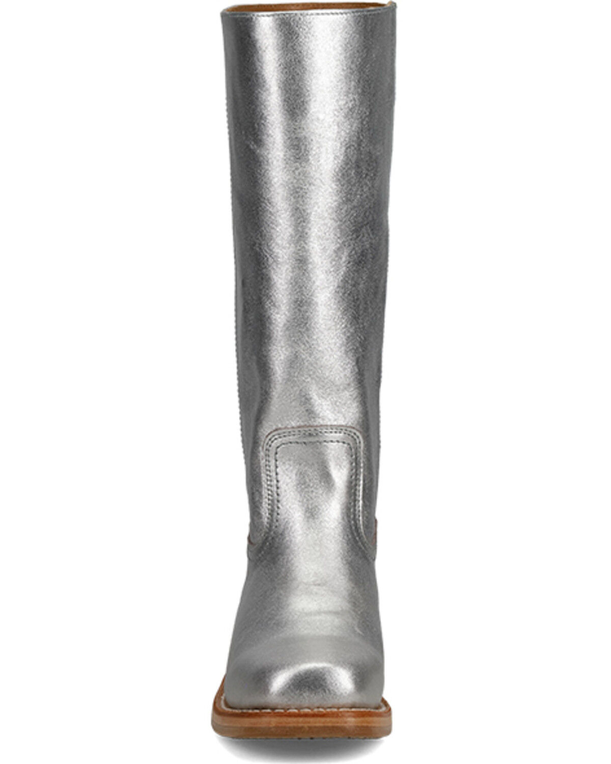 Image #4 - Frye Women's Campus 14L Metallic Fashion Boots - Round Toe, Silver, hi-res
