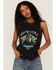 Image #1 - Panhandle Women's Rock & Roll Southwestern Print Black Black Graphic Muscle Tank, , hi-res