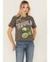 Image #1 - Blended Women's Tequila Lime Short Sleeve Graphic Tee, Black, hi-res
