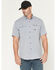 Image #1 - Ariat Men's Rebar Made Tough VentTEK Short Sleeve Button-Down Stretch Work Shirt, Blue, hi-res