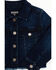 Image #2 - Shyanne Toddler Girls Kent Dark Wash Frayed Denim Jacket, Dark Wash, hi-res