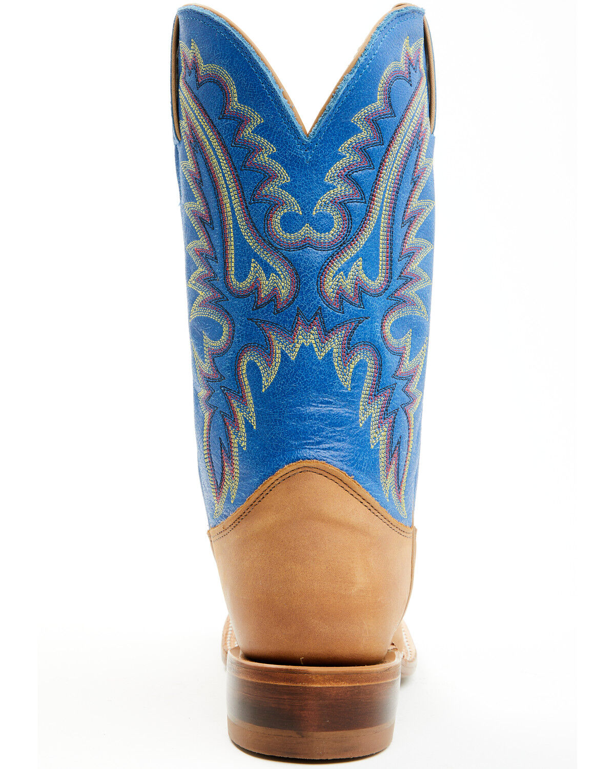 Image #5 - Justin Women's Peyton Western Boots - Broad Square Toe, Cognac, hi-res