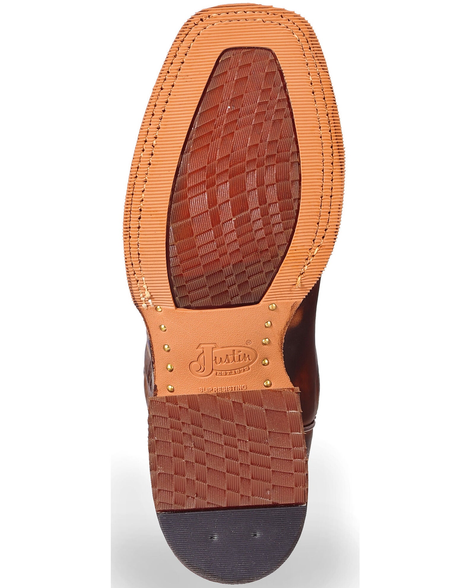 Justin Men's Bent Rail Men's Navigator Western Boots Square Toe