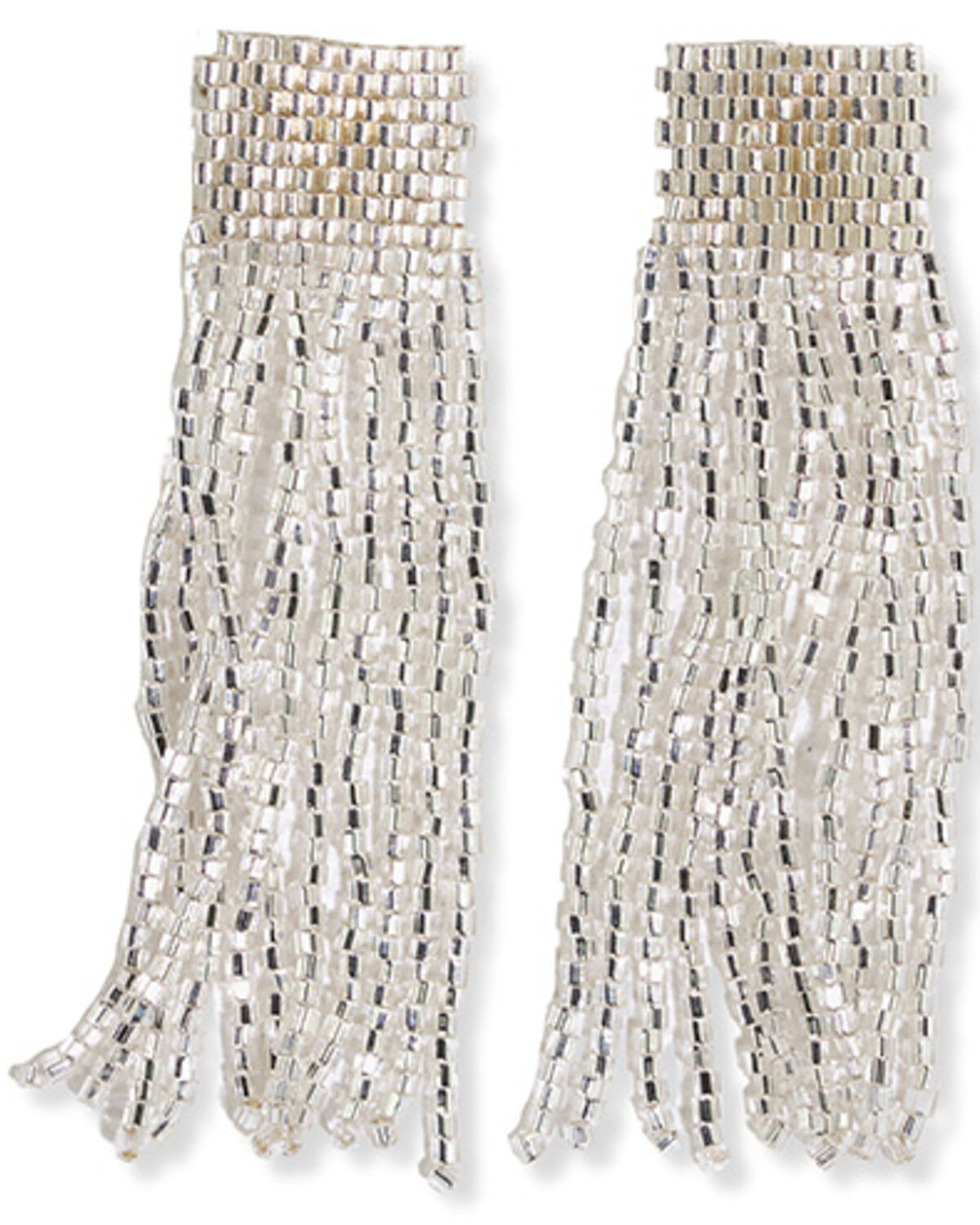 Image #1 - Ink + Alloy Women's Marilyn Solid Beaded Fringe Earrings, Multi, hi-res