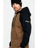 Image #3 - Wrangler Men's FR Contrast Hooded Work Sweatshirt  , Brown, hi-res