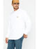 Image #1 - Carhartt Men's Workwear Long-Sleeve Pocket T-Shirt - Big, White, hi-res