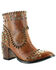 Old Gringo Women's Quintana Roo Fashion Booties - Medium Toe, Brown, hi-res
