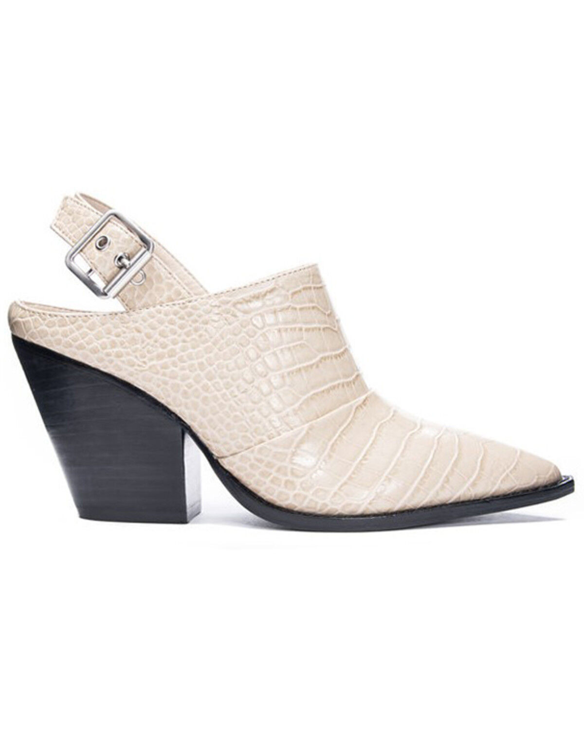 Image #2 - Chinese Laundry Women's Tilani Croc Print Fashion Mules - Snip Toe, Beige/khaki, hi-res