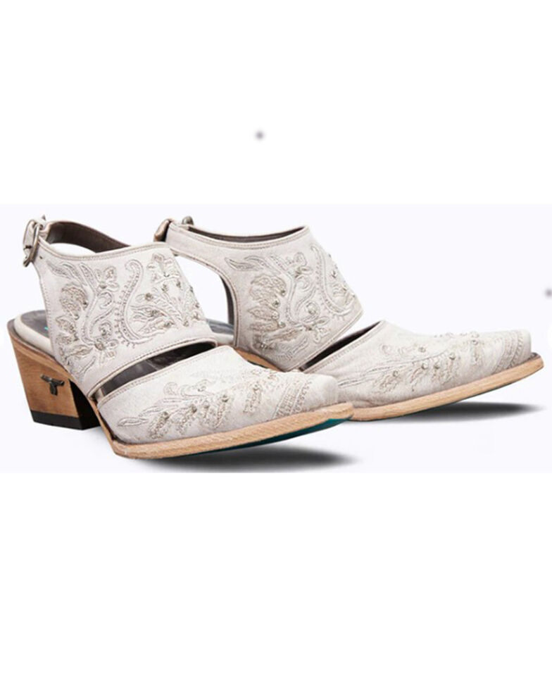 Lane Women's Santorini Buckle Fashion Mules - Snip Toe , Stone, hi-res