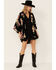 Image #4 - Band of Gypsies Women's Black Floral Kimono, , hi-res