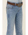 Image #2 - Wrangler Retro Boys' Applewood Medium Wash Slim Straight Stretch Denim Jeans , Medium Wash, hi-res