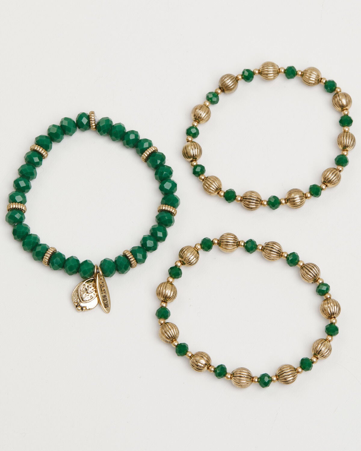 Image #2 - Lainey Wilson Women's Beaded Bracelet, Gold, hi-res