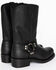 Brothers & Sons Men's Pull On Motorcycle Boots - Square Toe, Black, hi-res